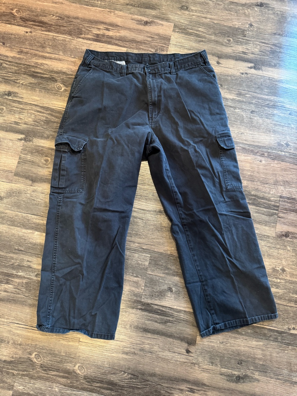 Dickies Faded Black Cargo Workwear Pants 38x30